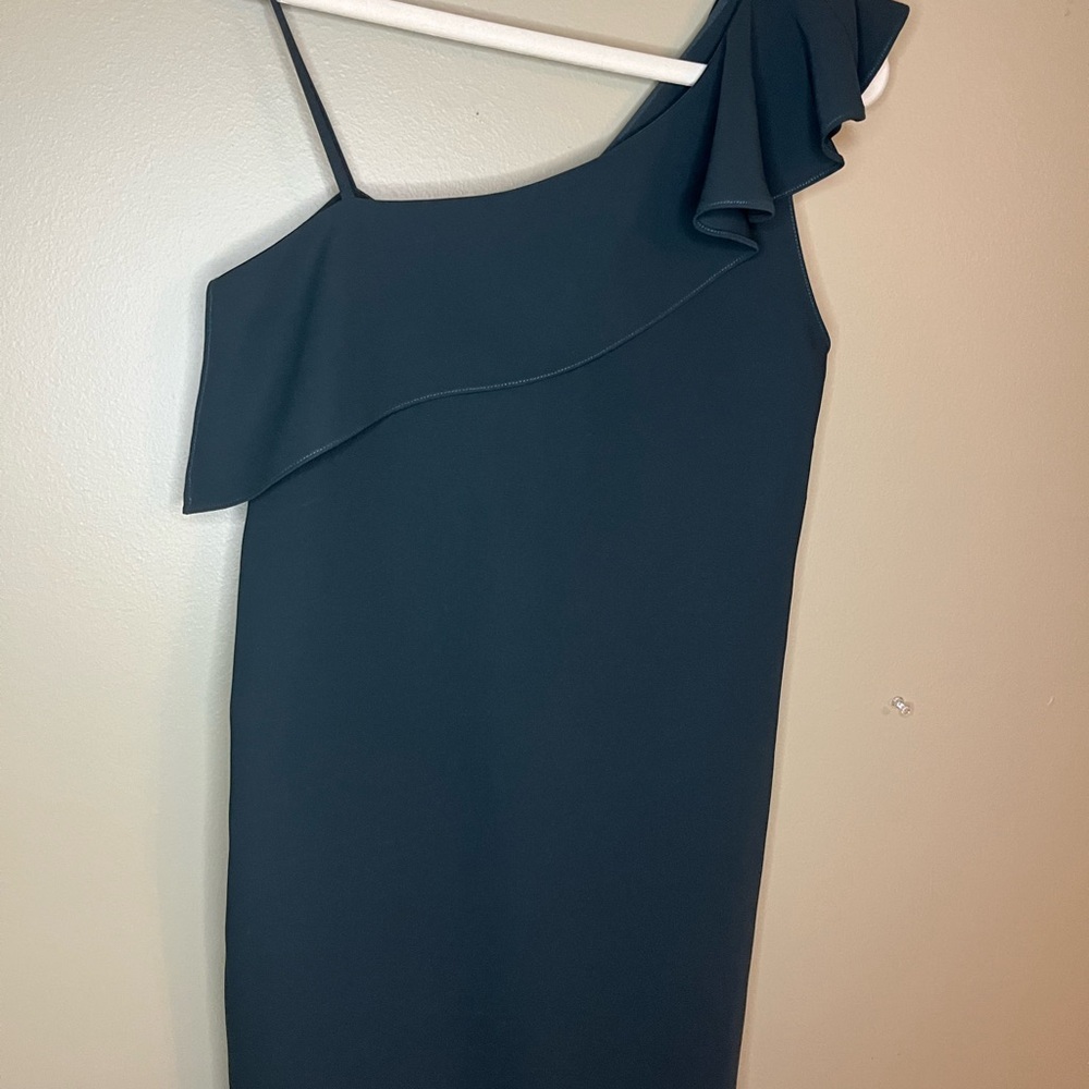 Amanda Uprichard Mini Asymmetrical Dress Green Women’s Small